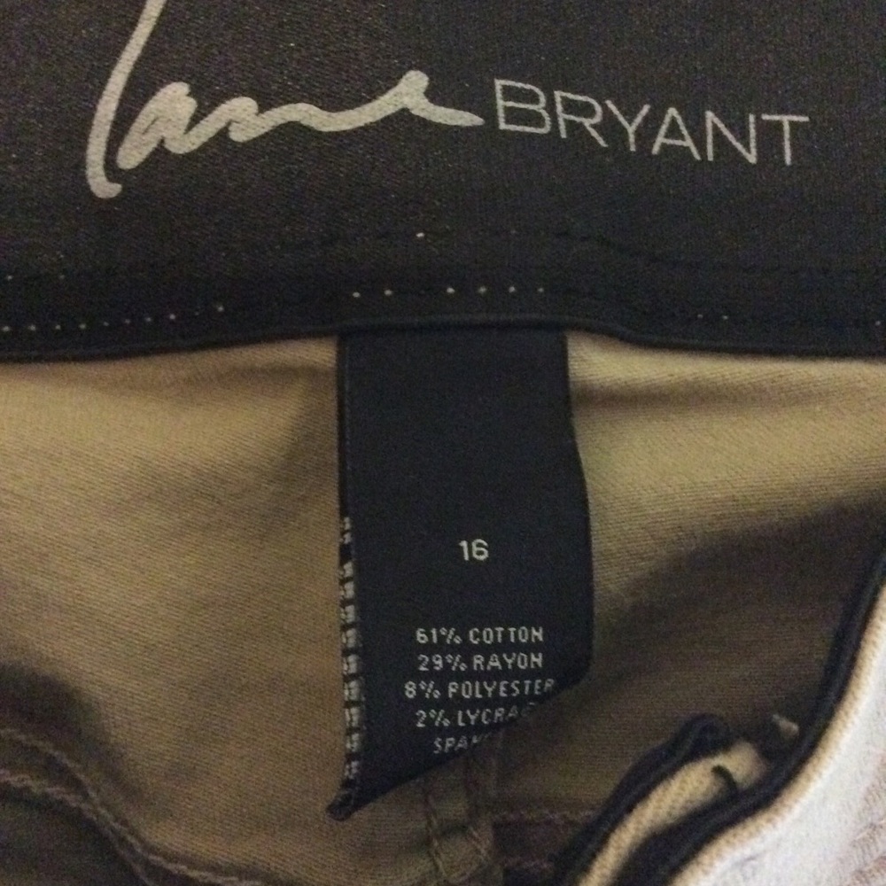 Lane Bryant khaki jeans